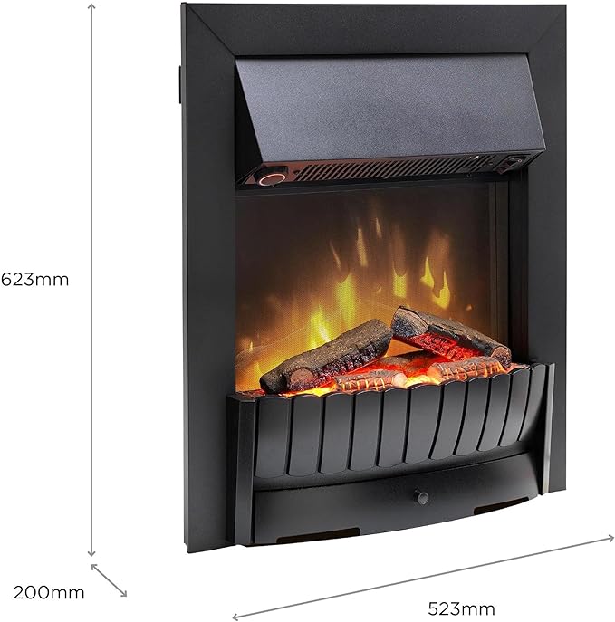 Dimplex CMT20BL Clement Optiflame Inset Electric Fire