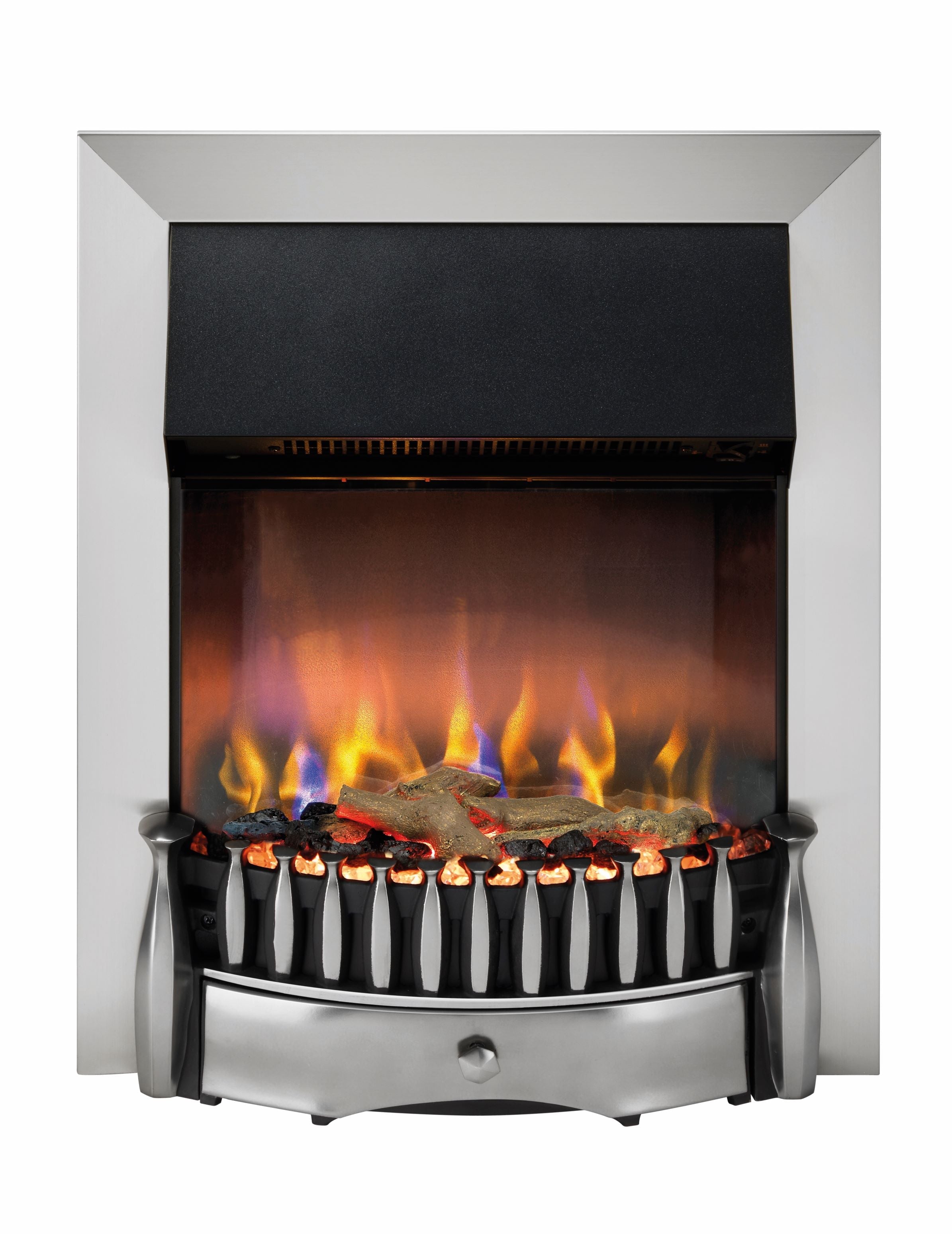 Dimplex BMR20CH EX DISPLAY Braemar Optiflame 3D Electric Inset Fire Chrome