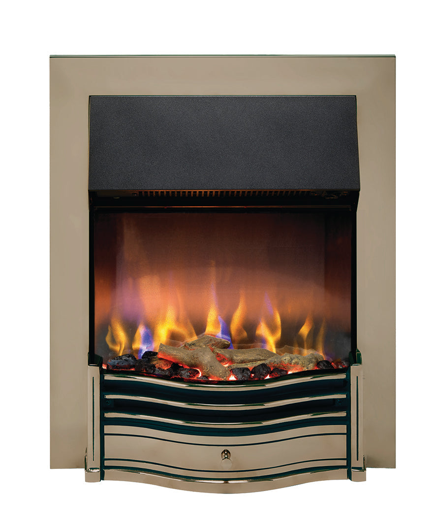 Dimplex DMF20AB Dumfries Optiflame3D Electric Inset Fire Antique Brass