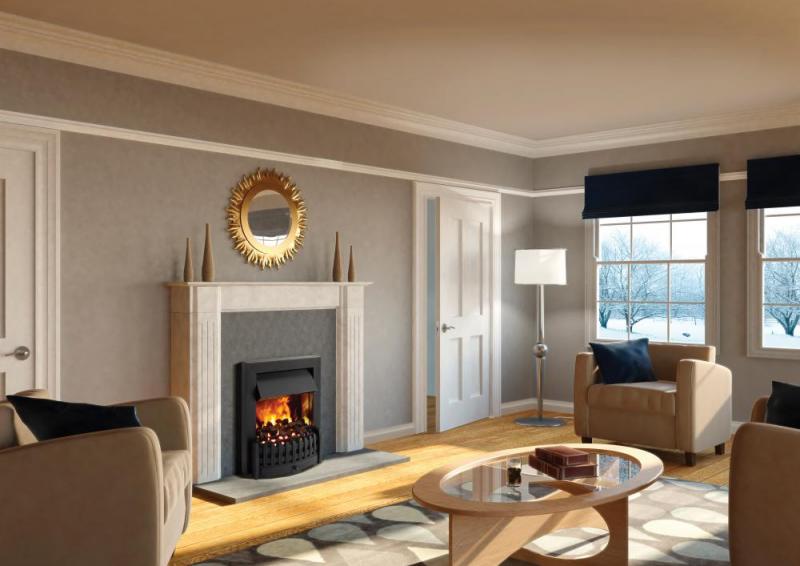 Dimplex DNV20BL Danville Opti-Myst Electric Inset Fire Black